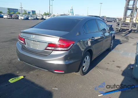 2013 Honda Civic Lx z USA, uszkodzony, nr VIN 2HGFB2F57DH519567